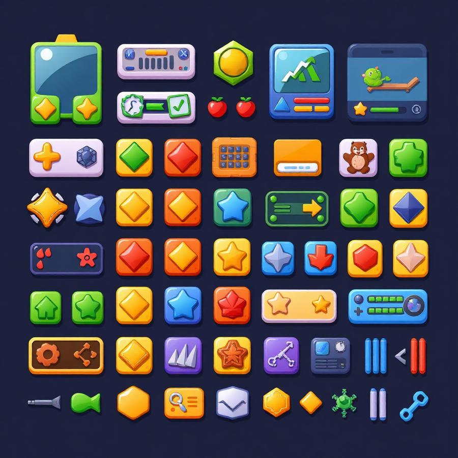 Casual Game UI Pack